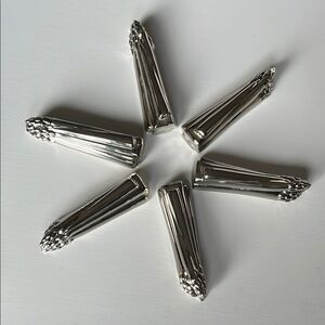 Vintage Silea Silver Plate Asparagus Knife Rests